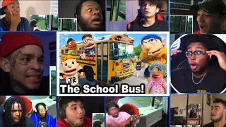 SML Movie: The School Bus! REACTION MASHUP