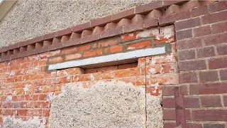 HOW TO: Install pre-stressed lintel and brick up