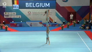 Sofie Jaeken, Mirte Vercauteren & Lauren Verbrugghe (BEL) - 2023 ACRO European Champions, All-Around