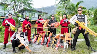 Action Nerf War : Seal X Warriors Use Nerf Guns Fight Criminals Dangerous The Boss Mr Mundo