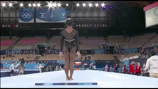 Simone Biles - Yurchenko DOUBLE PIKE Vault Tokyo 2021 Olympics Podium Training