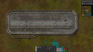 Factorio defense, train wall