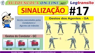 SINALIZAÇÃO - Semafórica, Gestual, Sonora, Disp. Auxiliares