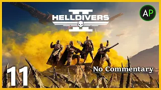 Let's Play HELLDIVERS 2 (PC) - No Commentary - Part 11 - The Clutch Run - ArahorPlays