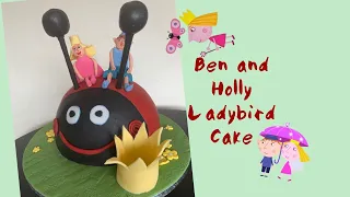 Ben and Holly Ladybird cake