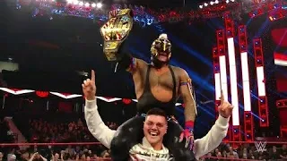 WWE Raw Rey Mysterio vs aj styles for United States championship