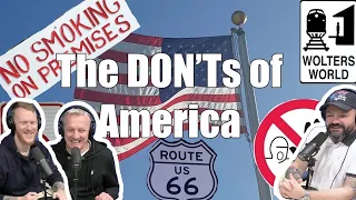 The DON'Ts of Visiting The USA REACTION!! | OFFICE BLOKES REACT!!