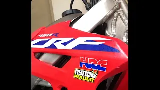 2021 Honda CRF450R - Suspension testing with Ryno