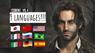 Resident Evil 4 Remake - Luis Sera Voice Compare in Different Languages!(ENGLISH/JAPANESE/CHINESE..)