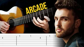 ARCADE Guitar Tab Tutorial (Duncan Laurence)