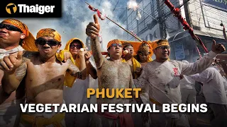 Thailand News | Phuket Vegetarian Festival begins with traditional Go Teng pole raising