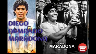 A HUMBLE TRIBUTE TO DIEGO ARMANDO MARADONA and His Best Moments On The Field..