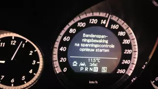 2009 Mercedes E250 CDI 5AT stock acceleration 0-200 km/h