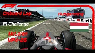 McLaren MP4-26 - Onboard Lap - Hungaroring - F1 Challenge
