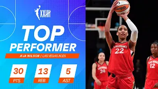 A'ja Wilson Scores Season-High 30 PTS in Vegas Win (June 3, 2021)