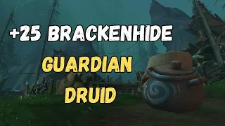 Guardian Druid M+ 25 Brackenhide | Fort Storming Bursting | Mind Soothe OP