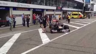 Max Verstappen's first time in a F1 car on Zandvoort! Italia a Zandvoort in the Toro Rosso RB8.