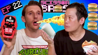 In-N-Out X One Chip Challenge | Scissor Bros with Jeremiah Watkins & Steebee Weebee | Ep 22