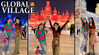 GLOBAL VILLAGE DUBAI 😍 | Puri Duniya Ghoom Li 🤩 | Bht Ziada Window Shopping Ki 😂