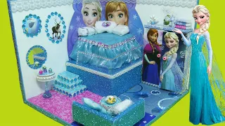 Frozen Elsa  miniature bedroom DIY