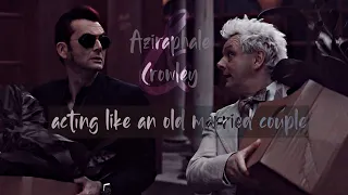 crowley and aziraphale acting like an old married couple ('cause they are) | #goodomens #goodomens2