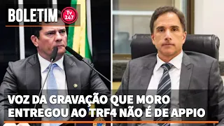 Boletim 247 - Voz da gravação que Moro entregou ao TRF4 não é de Appio