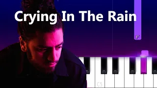 Ali Gatie - Crying in the Rain  (Piano Tutorial)