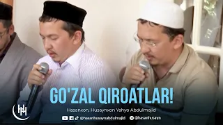 2. Hasanxon, Husaynxon Yahyo Abdulmajid qorilardan go'zal qiroatlar!