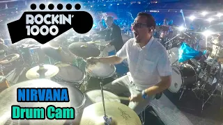 💥 Nirvana Smells Like Teen Spirit / Rockin'1000 Madrid [Drum Cam] 🔥