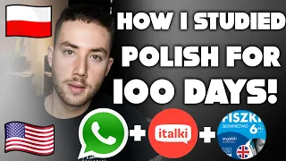 How I Studied Polish For 100 Days!