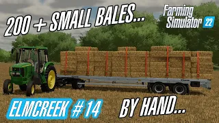 Small square bales turn a profit at the expense of my SANITY! - Farming Simulator 22 - ELMCREEK EP14