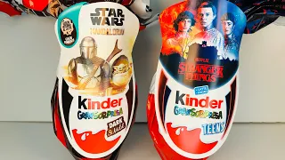 2023 ПАСХА Гигантские Киндеры из Италии. Star Wars, Netflix Stranger Things. Kinder GRANSORPRESA 23