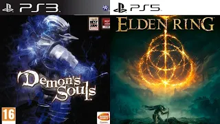 Souls Games PlayStation Evolution (2009-2022)#eldenring