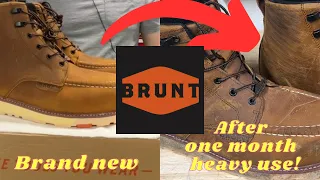 Honest ONE MONTH Heavy Use Brunt Work Boots Review Update | The MARIN (Comp Toe)