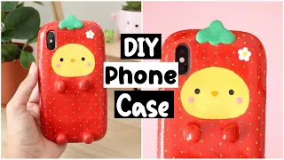 DIY Custom Phone Case From Scratch *cute aesthetic*