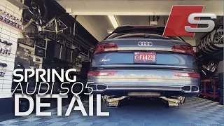 WHEELS-OFF SPRING DETAIL | QUICKJACK Wheel Removal & Undercarriage Cleanse Of My Daytona Grey SQ5