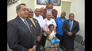 Fijian Prime Minister Hon. Bainimarama opens the new MSAF office in Labasa.