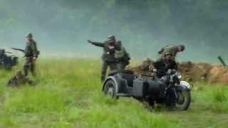 Re-enactment of (Лужский Рубеж) Luga Frontier battle 1941 (1)