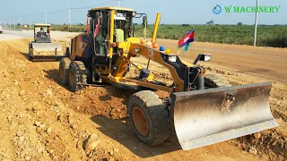 Wonderful Activities LiuGong Grader Spreading Skills Building New Roads | Grader Techniques Action