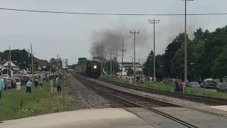 World’s Biggest Steam Locomotive BLOWS WHISTLE TONS: Union Pacific Big Boy #4014 Milwaukee July 2019