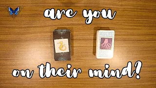 💭🥰 ARE YOU ON THEIR MIND? ❤️‍🔥❣️ *pick a card* Timeless Tarot Reading 🔮💫