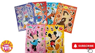 14 Minutes Satisfying Decorate with Sticker Book Disney Mickey Mouse ASMR