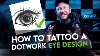 How to Tattoo an Eye Design using Dotwork