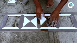 Amazing 3d Tile Door Mat Strip Border Design || Rum Floor Door Mat Design || Latest Tile Design