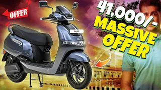 41,000 Rs Massive Offer On TVS IQube Models Valid till ? ! Electric Scooter