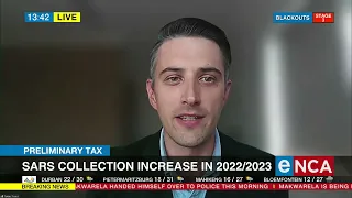 Preliminary Tax | SARS collection increase in 2022/2023