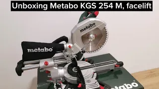Unboxing Metabo KGS 254 M facelift