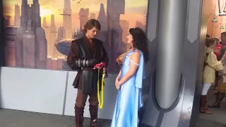 Meeting Anakin at Star Wars Weekends 2015