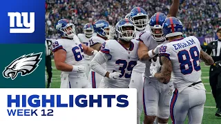 TOP HIGHLIGHTS: Giants vs. Eagles Week 12 | New York Giants