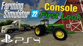 Farming Simulator 22 Console First Look - FS22 for PS4 - with TRACTOR SOUNDS!